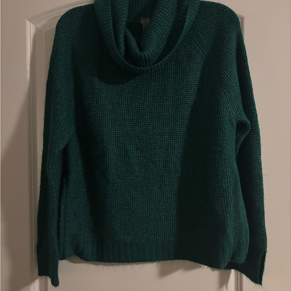 Loft Lou & Grey side zip cowl neck sweater
